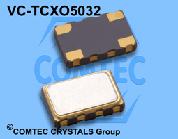Comtec Crystals - Data Sheet - VC-TCXO5032CS3.0 Clipped Sine Wave 